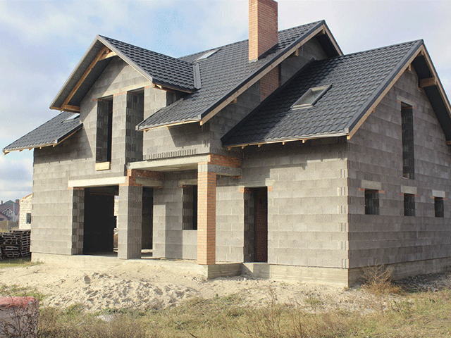 Cтроительство домов из газосиликатных блоков под ключ в Гродно