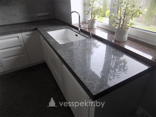 Заказать столешницу из искусственного камня на кухню в Речице